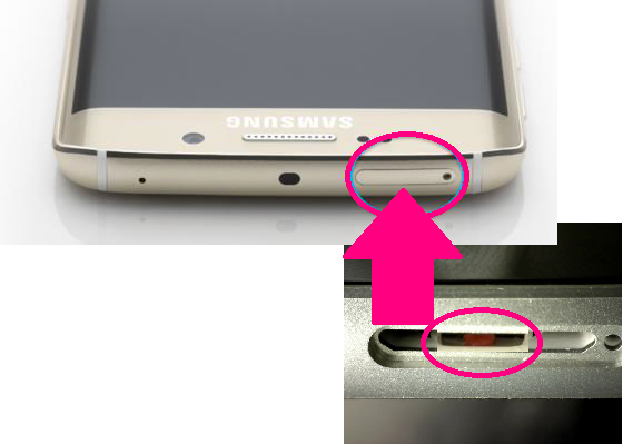 s6 edge water indicator